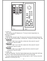 Предварительный просмотр 11 страницы Hansa HF-162 Owner'S Manual