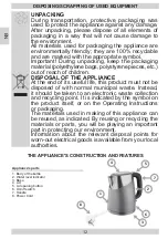 Preview for 12 page of Hansa KF5011H Operating Instructions Manual