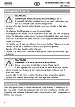 Preview for 4 page of Hansa LED 4 Music 41-5010.685 Operating Instructions Manual