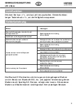 Preview for 9 page of Hansa LED 4 Music 41-5010.685 Operating Instructions Manual