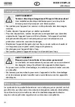 Preview for 20 page of Hansa LED 4 Music 41-5010.685 Operating Instructions Manual