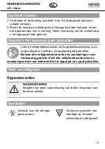 Preview for 27 page of Hansa LED 4 Music 41-5010.685 Operating Instructions Manual