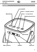 Preview for 29 page of Hansa LED 4 Music 41-5010.685 Operating Instructions Manual