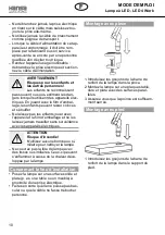 Preview for 10 page of Hansa LED 4 Work Operating Instructions Manual