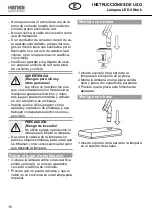 Preview for 16 page of Hansa LED 4 Work Operating Instructions Manual