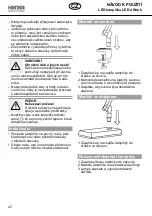 Preview for 22 page of Hansa LED 4 Work Operating Instructions Manual