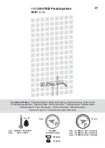 Preview for 17 page of Hansa Matrix 4487 XX10 Mounting And Operating Instructions