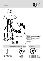 Предварительный просмотр 6 страницы Hansa MEDIPRO 05632210 Mounting And Operating Instructions