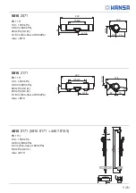 Предварительный просмотр 5 страницы Hansa MICRA 4815 0171 Installation And Maintenance Manual