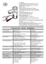 Preview for 39 page of Hansa MIX E Series Mounting And Operating Instructions