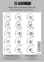 Preview for 1 page of Hansa Murano Mounting And Operating Instructions