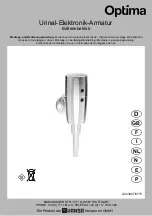 Предварительный просмотр 1 страницы Hansa Optima 7674 0172 0020 Mounting And Operating Instructions