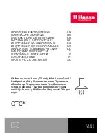 Hansa OTC6223BGH Operating Instructions Manual предпросмотр