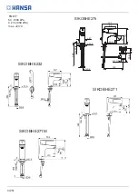 Предварительный просмотр 4 страницы Hansa SIKOBHE232 Installation And Maintenance Manual