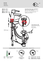 Preview for 5 page of Hansa TWEN 4020 2283 Mounting And Operating Instructions