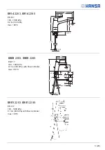 Предварительный просмотр 5 страницы Hansa TWIST 0901 2283 Installation And Maintenance Manual