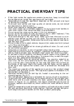 Preview for 16 page of Hansa WCF1K Series Operating Instructions Manual