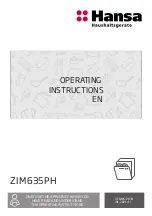 Hansa ZIM635PH Operating Instructions Manual preview