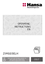 Предварительный просмотр 1 страницы Hansa ZIM669ELH Operating Instructions Manual