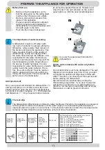 Предварительный просмотр 11 страницы Hansa ZWM 416 WH Operating Instructions Manual