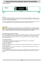 Preview for 20 page of Hansa ZWM 627 WEB Operating Instructions Manual