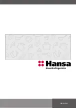 Предварительный просмотр 39 страницы Hansa ZWM426EH Operating Instructions Manual