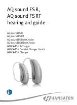 Hansaton AQ sound FS R Series Manual preview