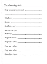 Preview for 3 page of Hansaton EXCITE sound XC R312 Manual