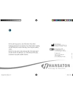 Preview for 16 page of Hansaton iCube II Complete Manual