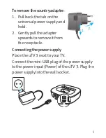 Предварительный просмотр 9 страницы Hansaton uTV 3 Instructions For Use Manual