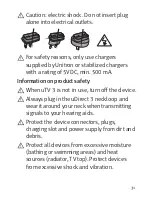 Предварительный просмотр 35 страницы Hansaton uTV 3 Instructions For Use Manual