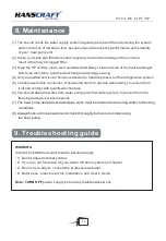 Preview for 16 page of HANSCRAFT Evolution 25 Installation Instructions Manual