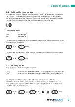 Preview for 9 page of HANSCRAFT TP 500 User Manual