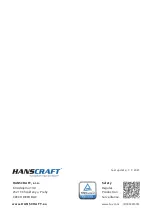 Предварительный просмотр 24 страницы HANSCRAFT TP 800 User Manual