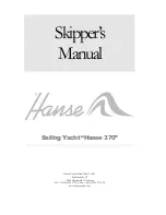 Hanse 370 Skipper Manual preview