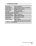 Preview for 9 page of Hanse MicroScope HVS -CM500PC User Manual