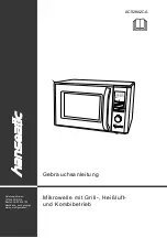 Preview for 1 page of Hanseatic AC928A2CA User Manual