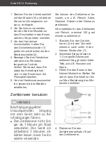 Предварительный просмотр 14 страницы Hanseatic HB6055K-GS Manual