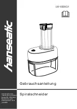 Hanseatic LW-6508G1 User Manual preview