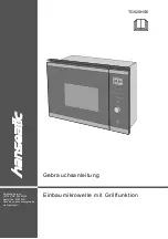 Preview for 1 page of Hanseatic TG925HS6 User Manual