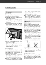 Preview for 61 page of Hanseatic TG925HS6 User Manual