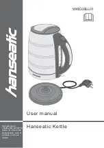 Предварительный просмотр 24 страницы Hanseatic WK8330LL01 User Manual