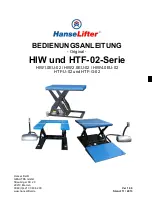 Preview for 2 page of HanseLifter HIW-02 Series Operating Instruction