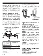 Предварительный просмотр 4 страницы Hansen H5600A Specifications, Applications, Service Instructions & Parts