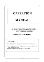 Hansen HP63 Operation Manual preview