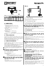 Preview for 8 page of Hansen P4 Service Manual