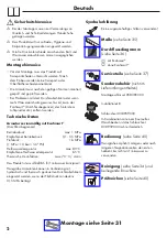 Preview for 2 page of Hansgrohe Axor Bouroullec 19146000 Instructions For Use/Assembly Instructions