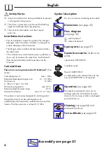 Preview for 4 page of Hansgrohe Axor Bouroullec 19146000 Instructions For Use/Assembly Instructions