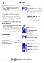 Preview for 2 page of Hansgrohe Axor Carlton 17445 Series Instructions For Use/Assembly Instructions