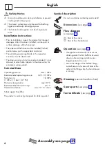 Preview for 4 page of Hansgrohe Axor Starck 10300000 Instructions For Use/Assembly Instructions